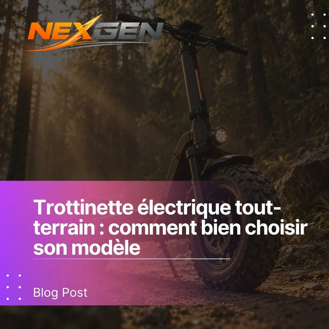 Trottinette électrique tout-terrain : comment bien choisir son modèle