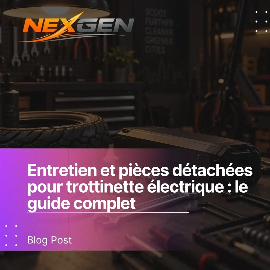 Entretien et pièces détachées pour trottinette électrique : le guide complet