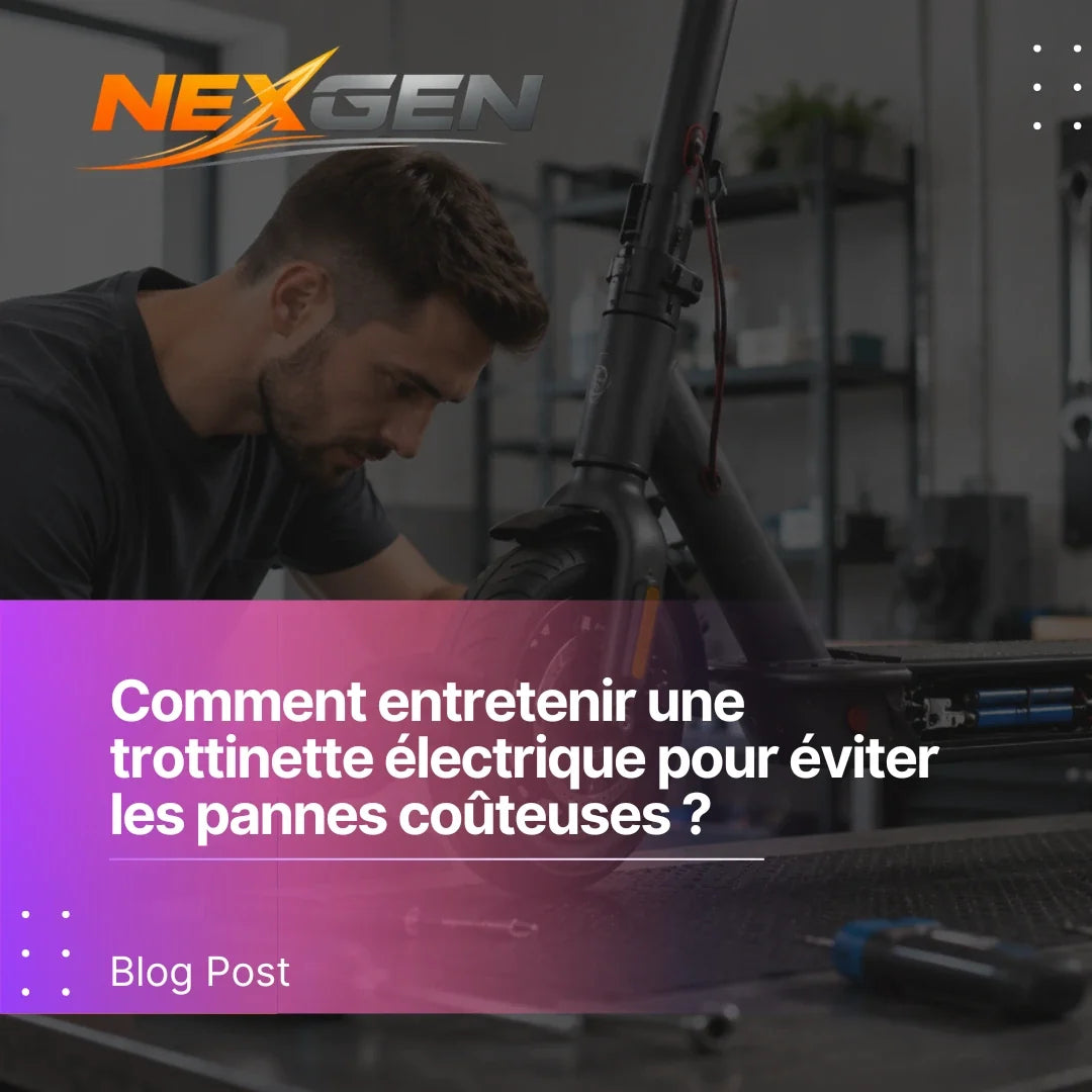 Comment entretenir une trottinette électrique pour éviter les pannes coûteuses ?