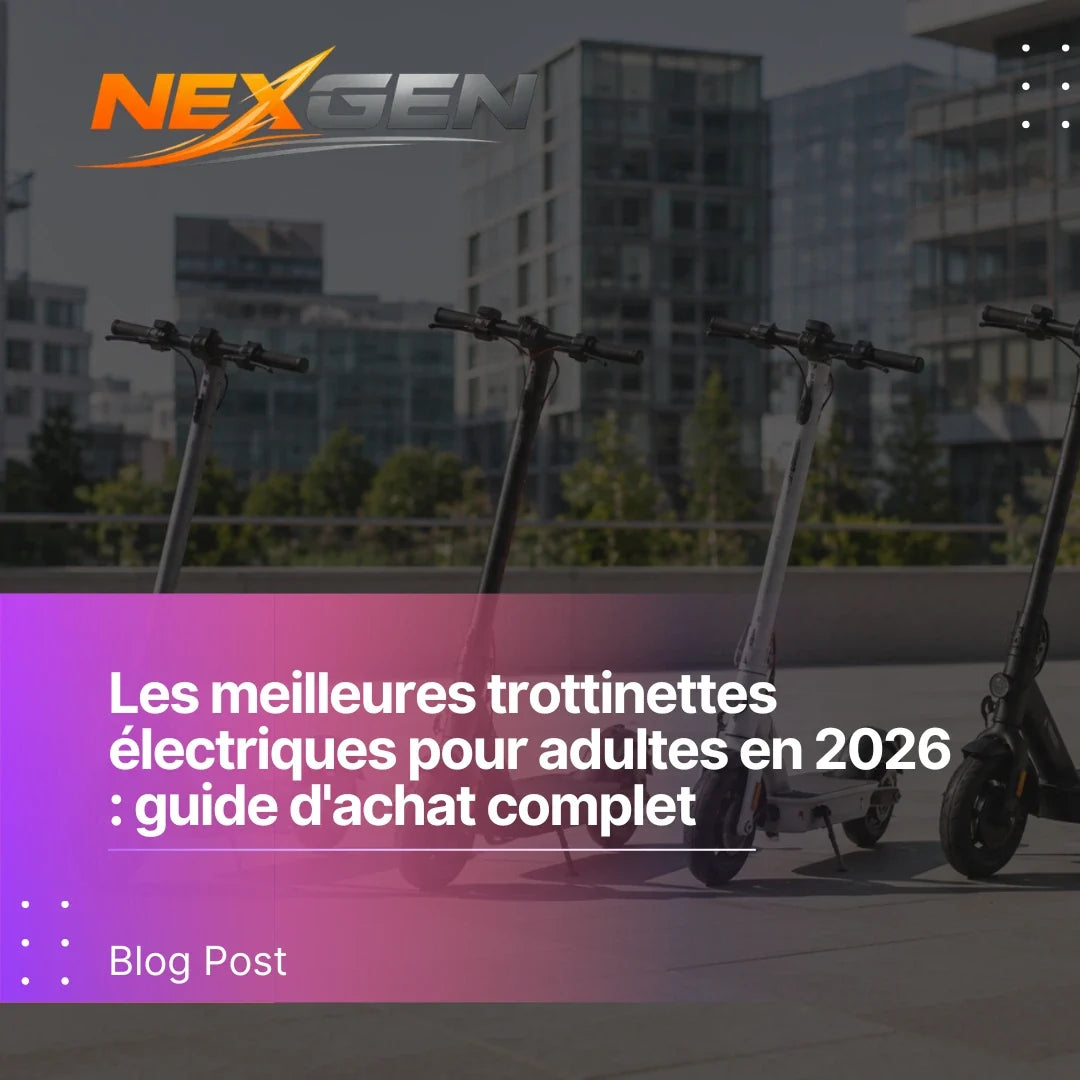 Les meilleures trottinettes électriques pour adultes en 2026 : guide d'achat complet