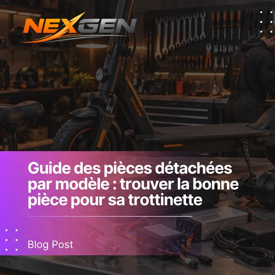Guide des pièces détachées par modèle : trouver la bonne pièce pour sa trottinette