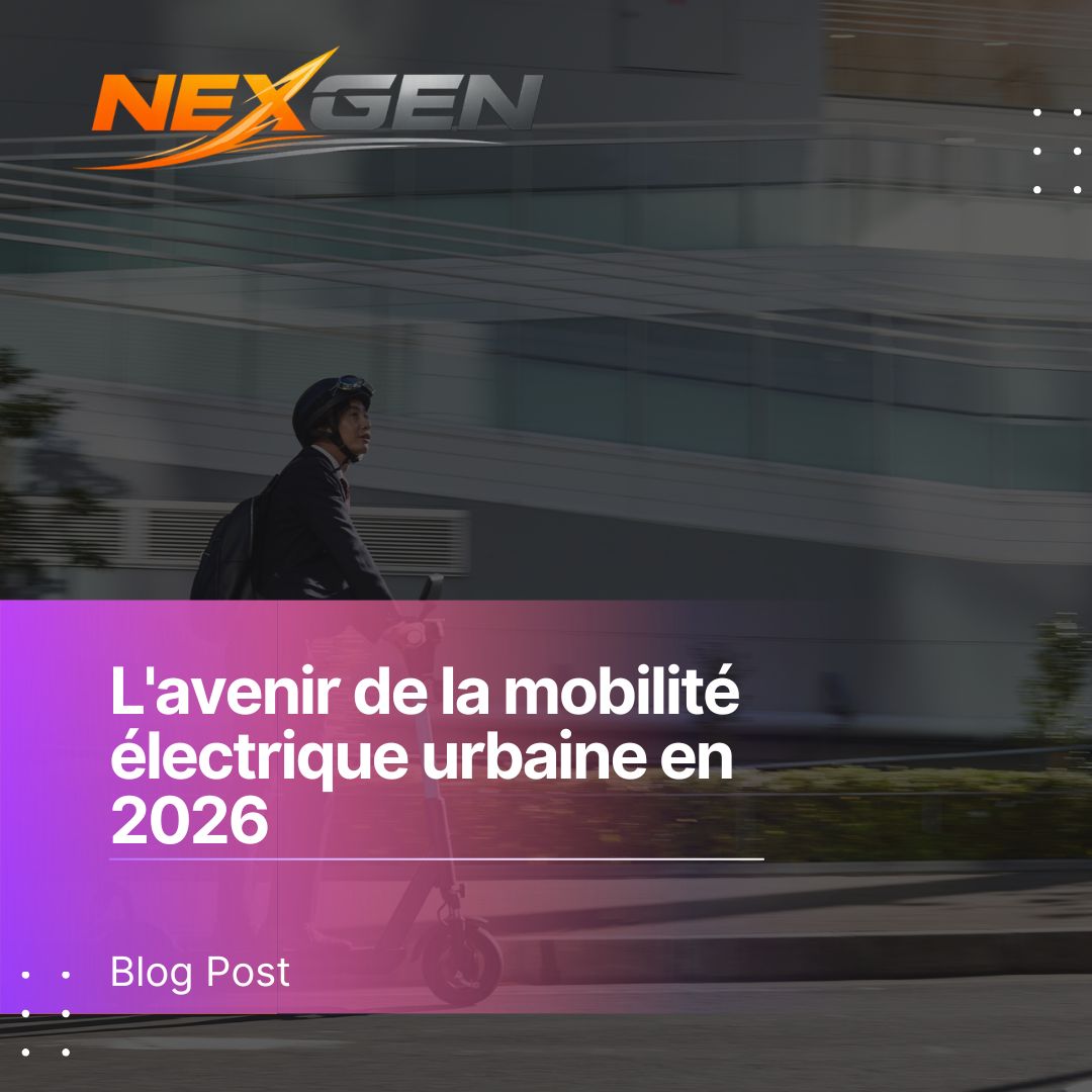 L'avenir de la mobilité électrique urbaine en 2026