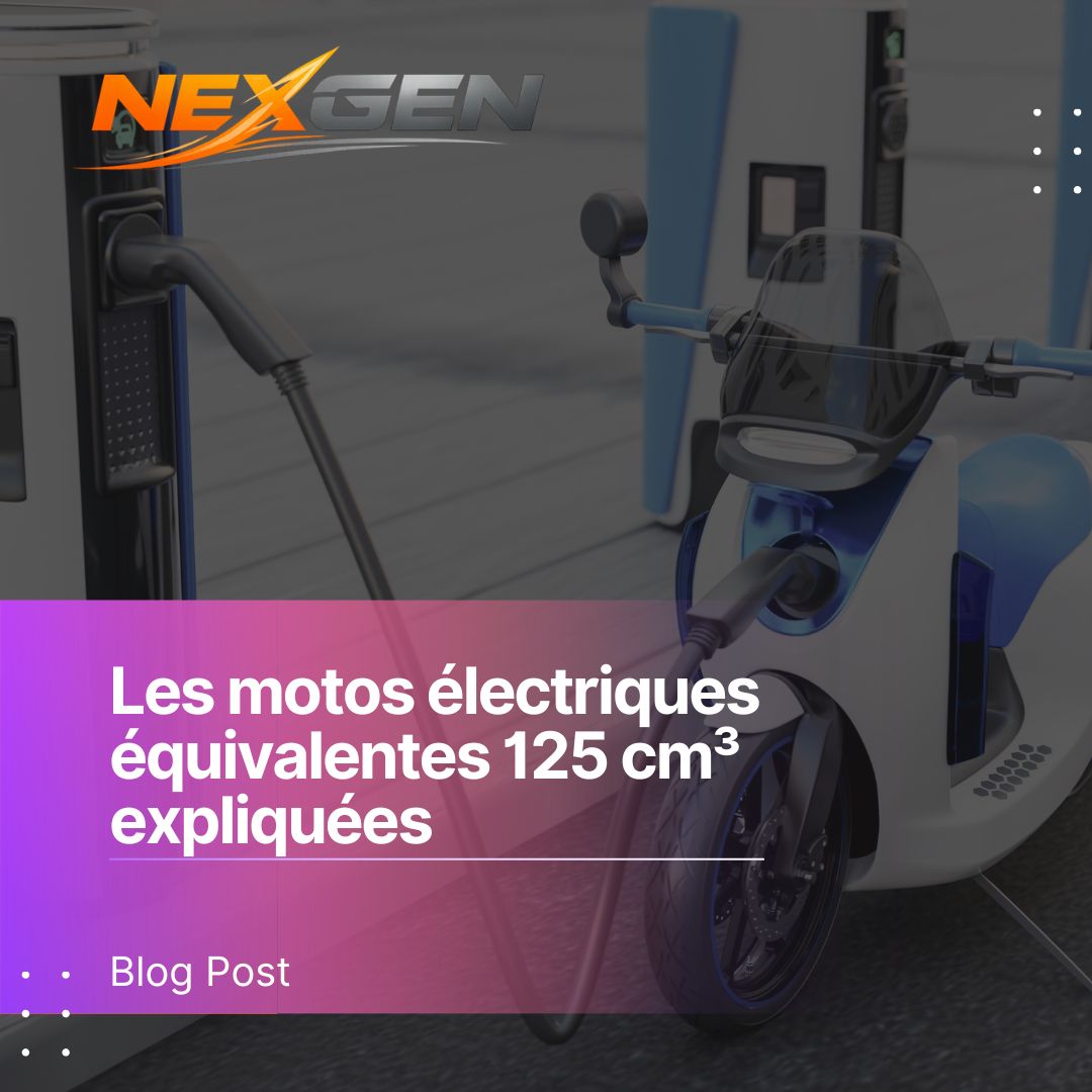 Les motos électriques équivalentes 125 cm³ expliquées