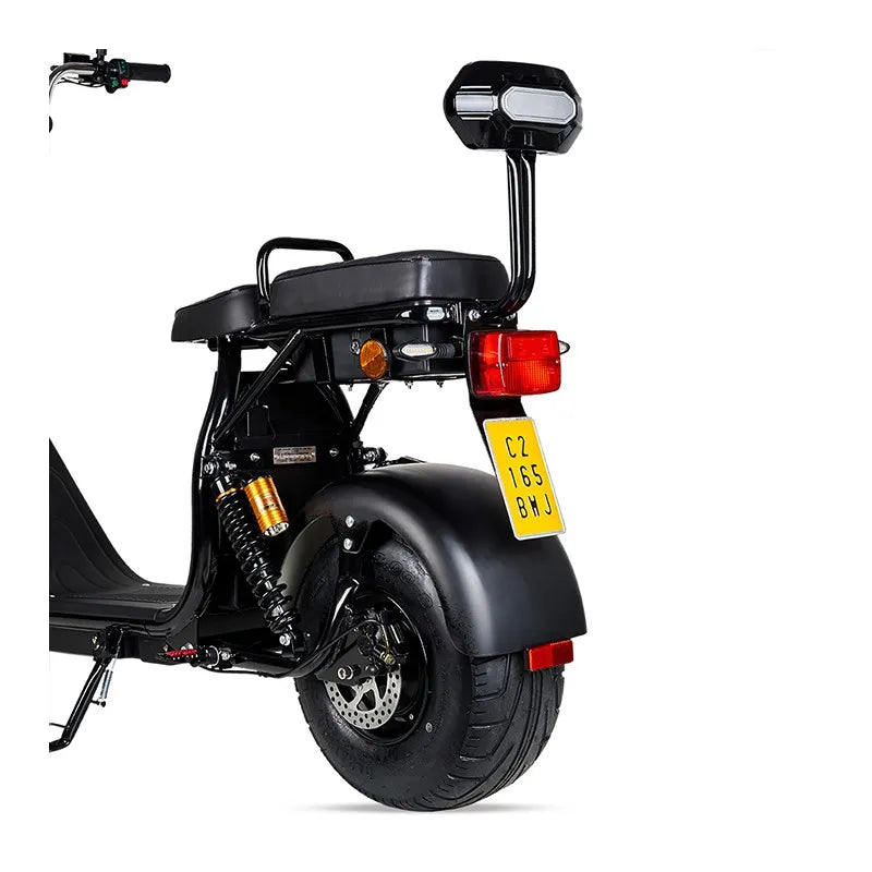 Moto électrique Maverick II Citycoco 1200W homologuée avec batterie amovible - MSJ NEXGEN