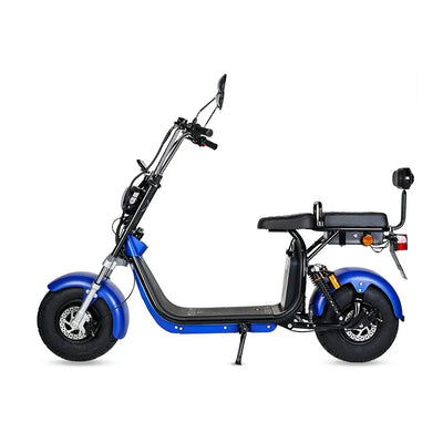 Moto électrique Maverick II Citycoco 1200W homologuée avec batterie amovible - MSJ NEXGEN