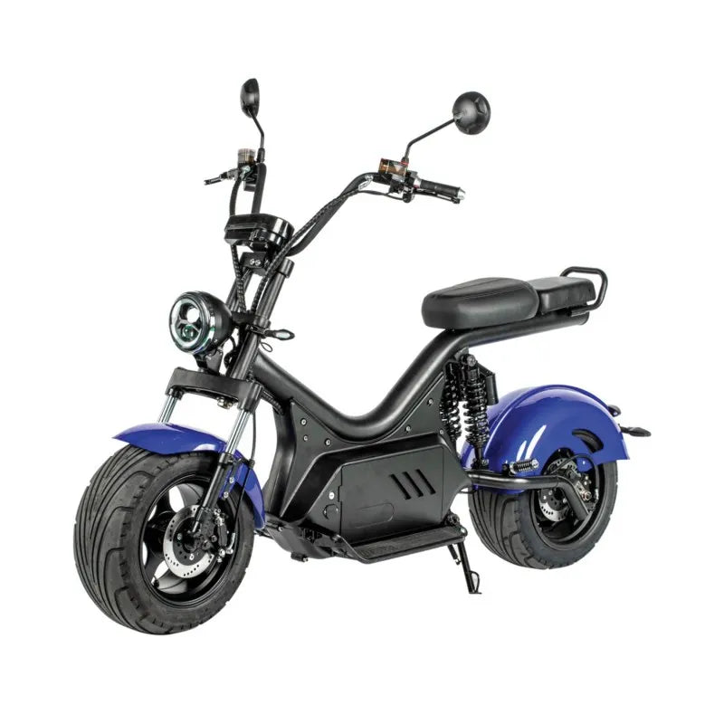 Scooter électrique IKARA 2000W homologué 2 places (Bleu) - MSJ NEXGEN