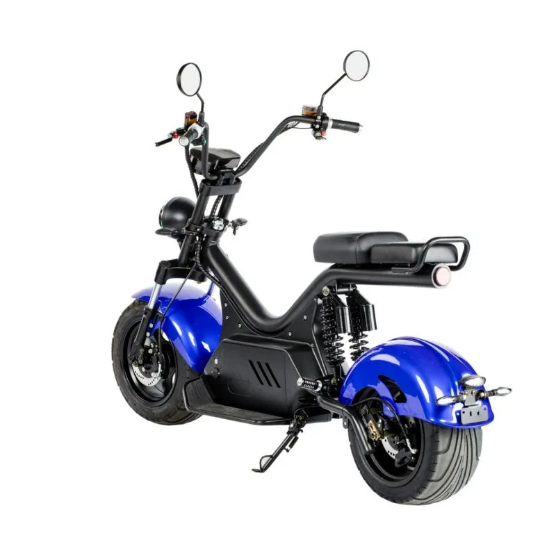 Scooter électrique IKARA 2000W homologué 2 places (Bleu) - MSJ NEXGEN