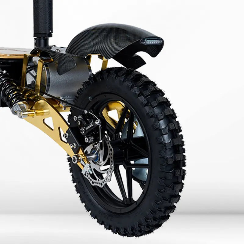 Trottinette électrique Aspide 2000W avec selle et plateforme en bois - MSJ NEXGEN