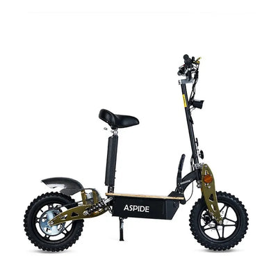Trottinette électrique Aspide 2000W avec selle et plateforme en bois - MSJ NEXGEN
