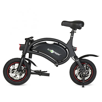 Trottinette électrique 250W avec selle, repose-pieds et guidon pliable - MSJ NEXGEN