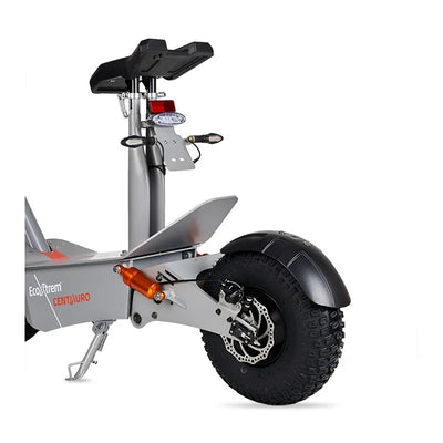 Trottinette électrique Centauro homologuée 2000W / 3000W avec selle & écran LCD XXL (Gris/Orange) - MSJ NEXGEN