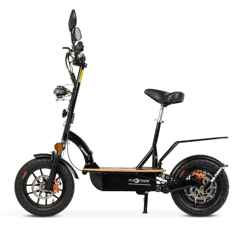 Trottinette électrique Renton 1200W pliable avec selle et plateforme en bois - MSJ NEXGEN