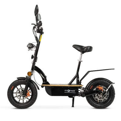 Trottinette électrique Renton 1200W pliable avec selle et plateforme en bois - MSJ NEXGEN